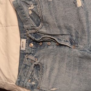 Agolde button fly jean